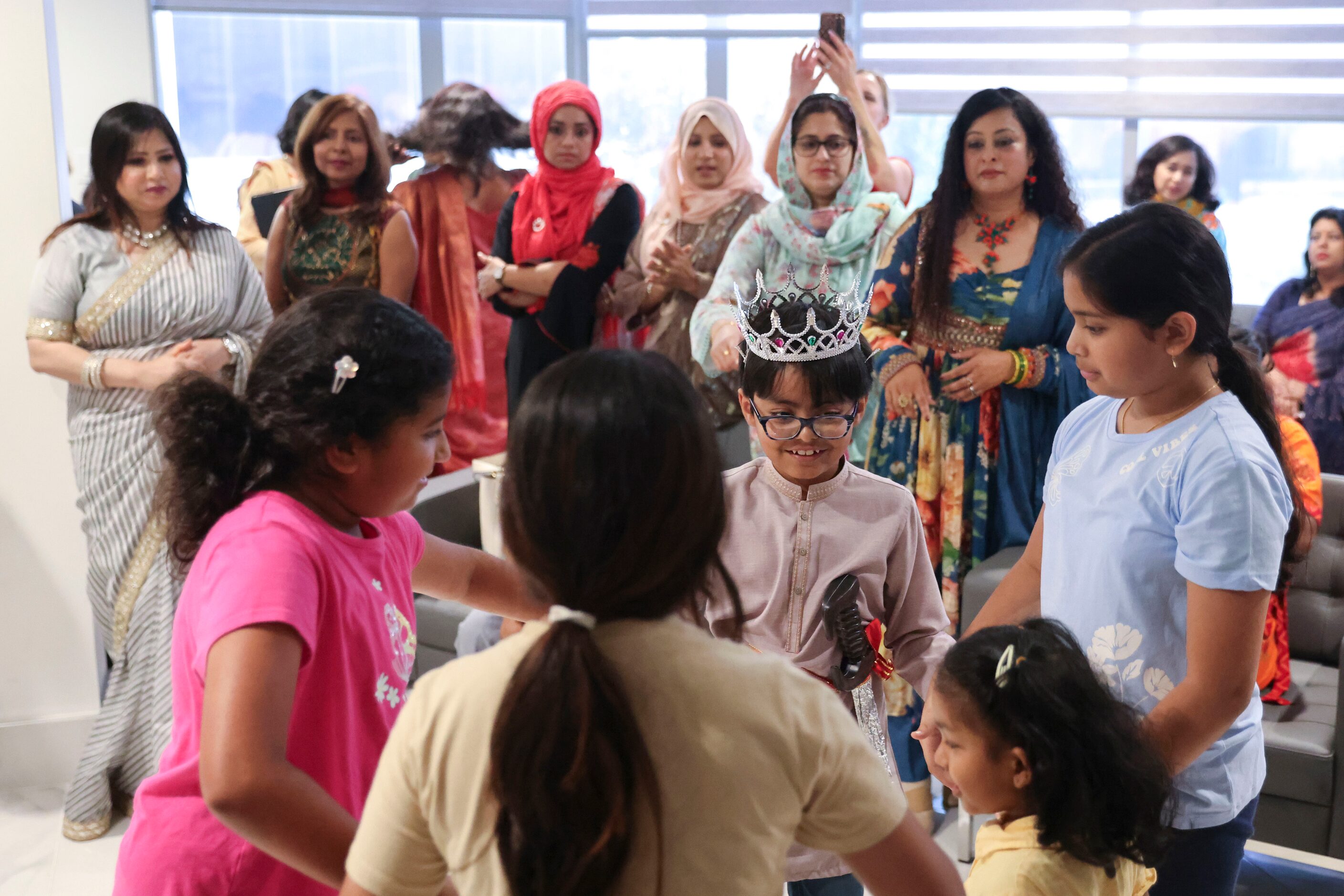 Young performers of Bangladesh Association Of North Texas rehearse ahead of Boishakhi Mela,...