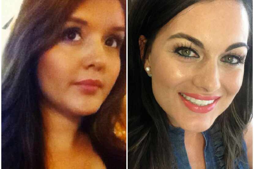 Brenda Delgado (left) is accused of hiring a hit man to kill Kendra Hatcher, her ex's new...