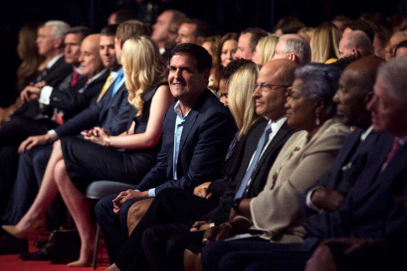 Mark Cuban attended the first presidential debate between Hillary Clinton and Donald Trump...