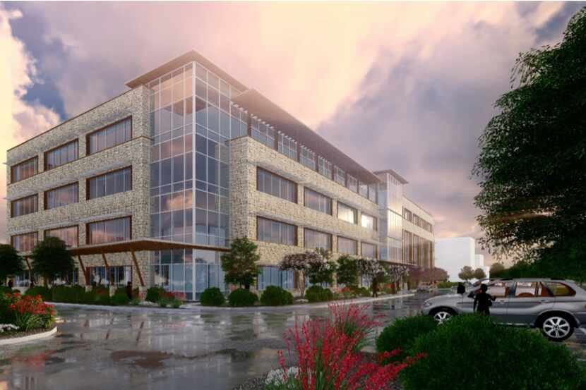 Cawley Partners' new Mayfield Groves office building is on S.H. 161.