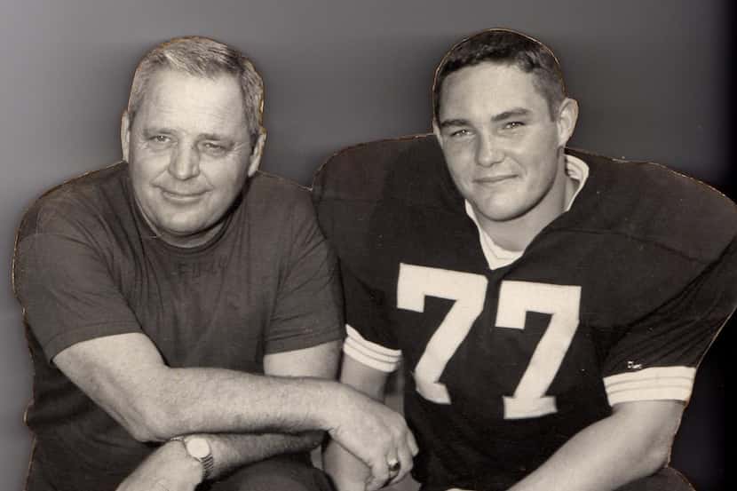 
Former Highland Park High School football coach Tugboat Jones (left) and Walter Beams, who...