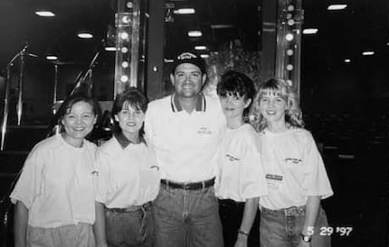 Choctaw's senior executive officer Janie Dillard (second from the left) posed for a photo...