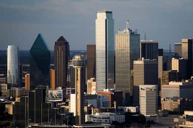 The downtown skyline photographed on Thursday, July 27, 2017, in Dallas. (Smiley N. Pool/The...