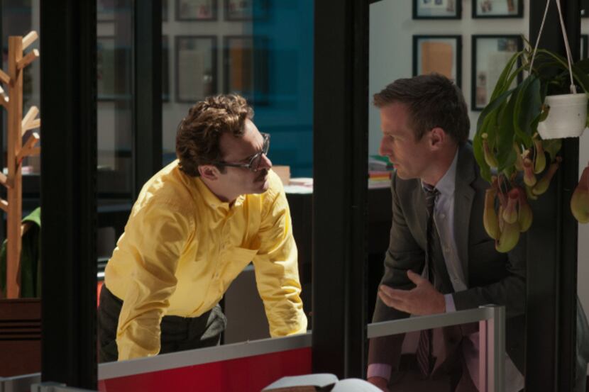 Spike Jonze (right, with Joaquin Phoenix) says his movie "Her" explores why, despite all the...