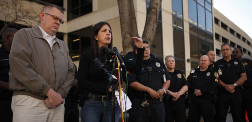 Sgt. Patricia Bimonte of the Miami-Dade  Police Department held a news conference with Chris...
