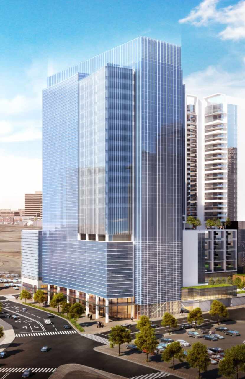  The Union will include a 16-story office and 20-story resdienital towers. (RED)