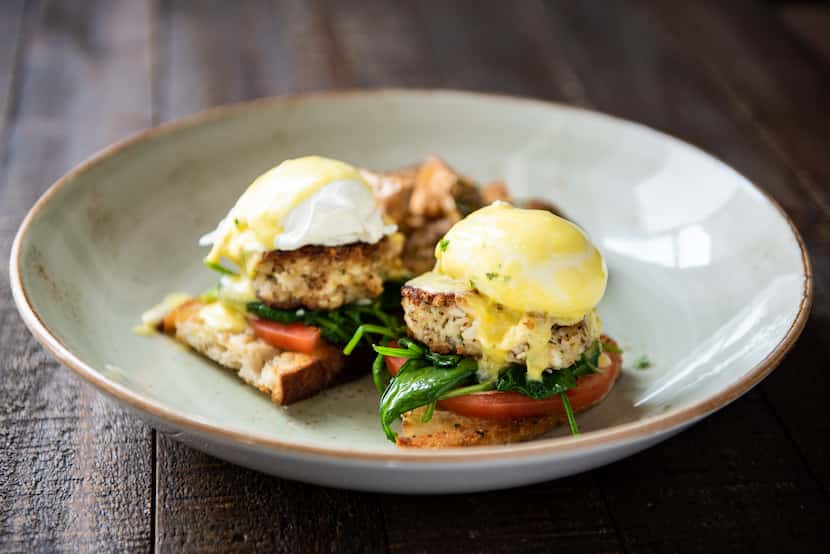 Crú Food and Wine Bar is offering a Mother's Day menu that includes crab cake Benedict.