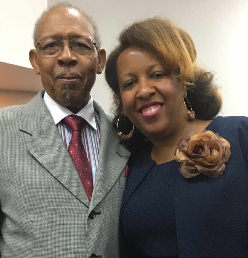Shay Cathey with her father, Ernest "Deacon" Wyrick