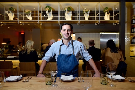 Sprezza owner Julian Barsotti is pictured in his restaurant in this 2019 DMN file photo.