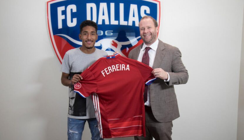 Su hijo Jesús David Ferreira firmó contrato con Dallas en noviembre. Foto FC Dallas