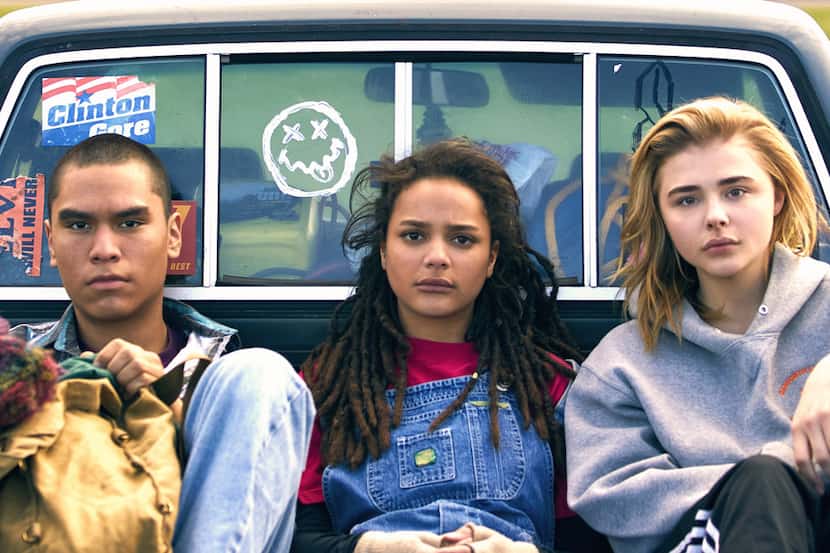From left, Forrest Goodluck, Sasha Lane and Chloe Grace Moretz in "The Miseducation of...