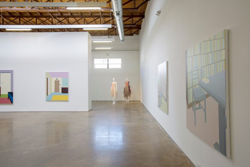 The fall art exhibition at Site 131 features textile sculptures by Anne Damgaard, paintings...