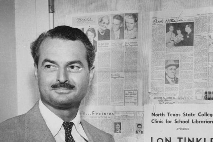 
Lon Tinkle - writer, Texas historian / 1958 
