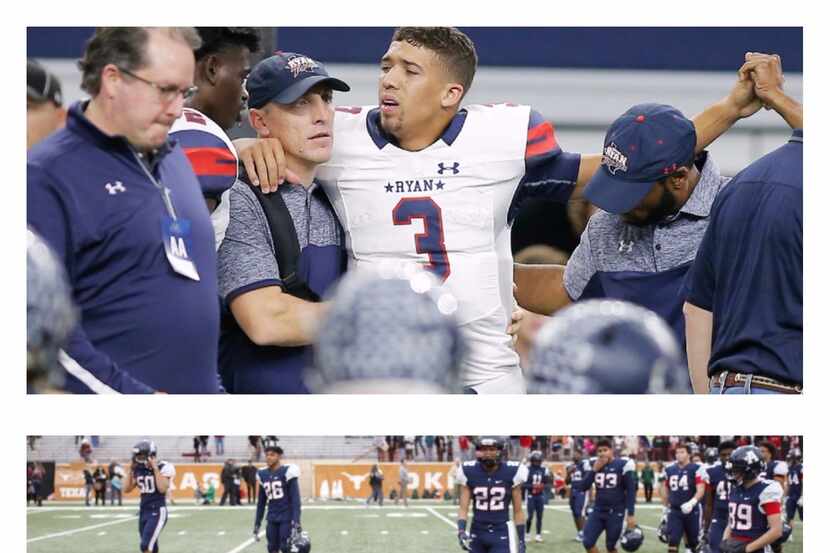 After opening the season with 14 wins a year ago, Denton Ryan (top) and Allen lost in the...