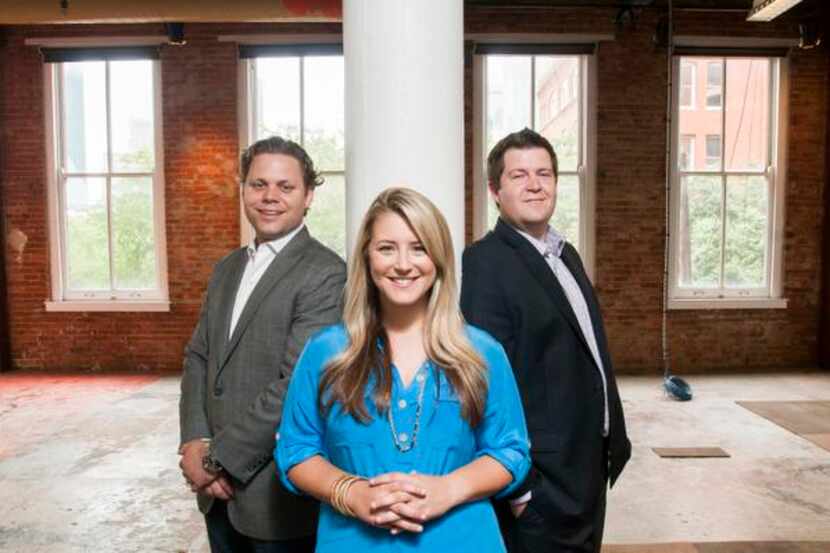 DEC founders Trey Bowles (left), Jennifer Conley and Jeremy Vickers have new offices at 311...