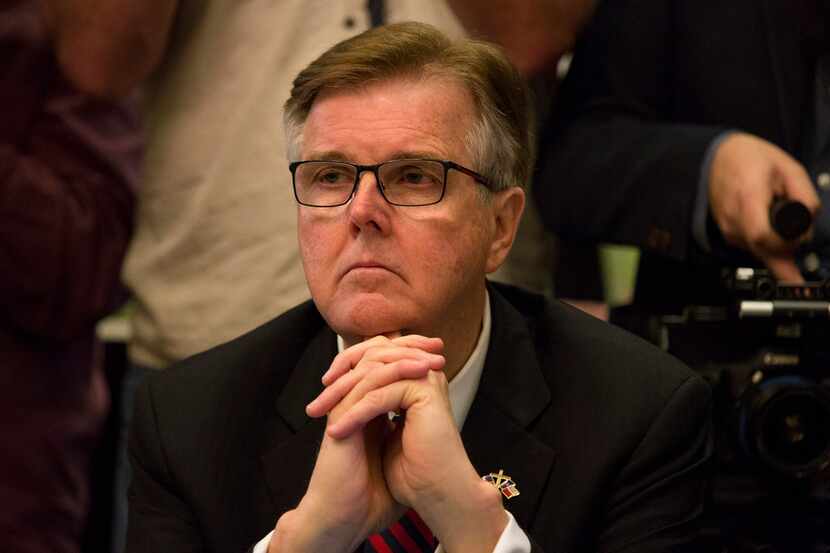 Through a spokesman, Lt. Gov. Dan Patrick has questioned the worthiness of opponent Mike...