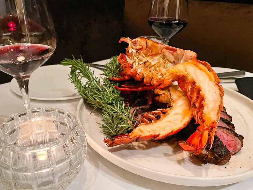 Dakota's Steakhouse offers a surf and turf special for Valentine's.