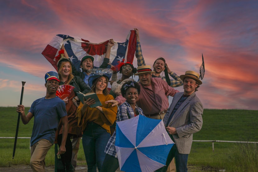 The cast of Theatre Three's touring production of Meredith Willson's 'The Music Man.' 