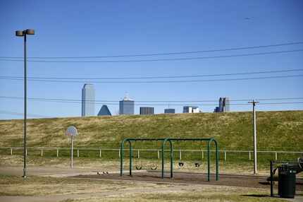 Eloise Lundy Park, located along the Trinity River levee near downtown Dallas, was formerly...