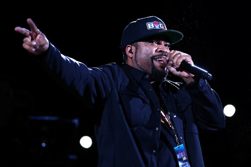 TULSA, OK - JULY 09:  Ice Cube performs during week three of the BIG3 three on three...