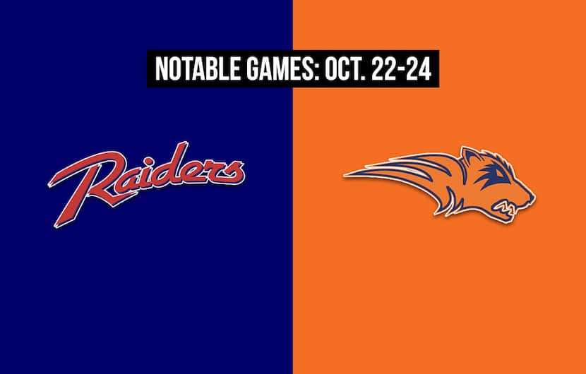 Notable games for the week of Oct. 22-24 of the 2020 season: Denton Ryan vs. Frisco Wakeland.