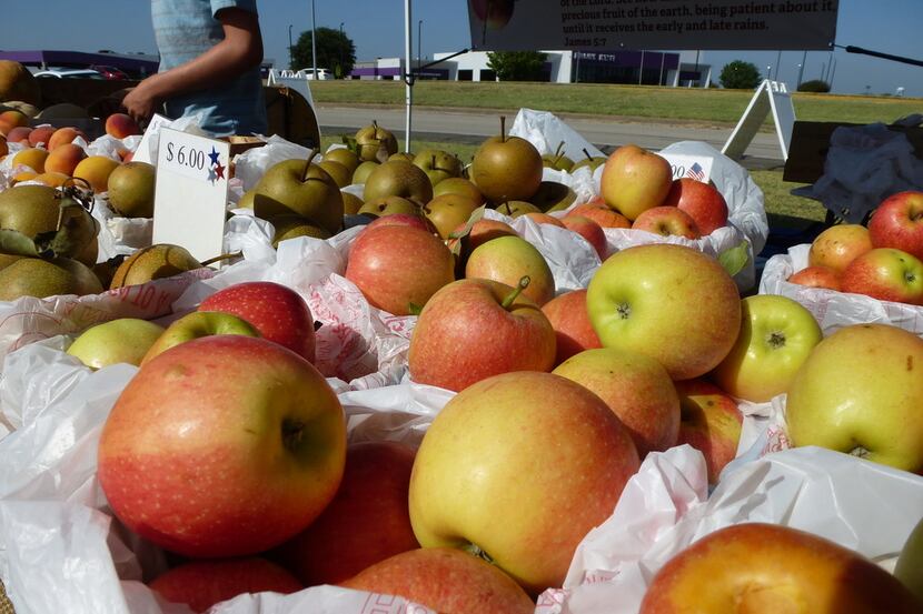 Apples like these from J&L Family Farm in Bowie are among the surprise finds that await at...
