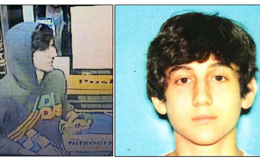 This image provided by the Boston Regional Intelligence Center shows Dzhokhar A. Tsarnaev,...