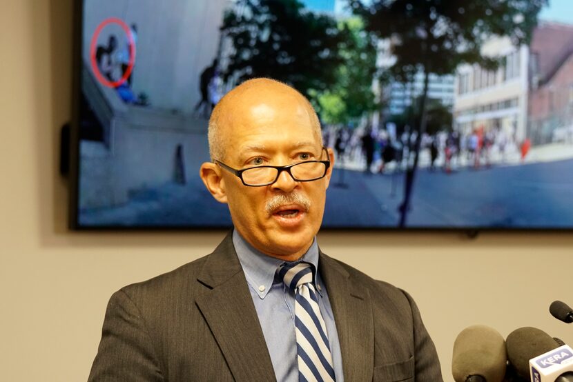 Dallas District Attorney John Creuzot seeks help tracking down images and videos that...