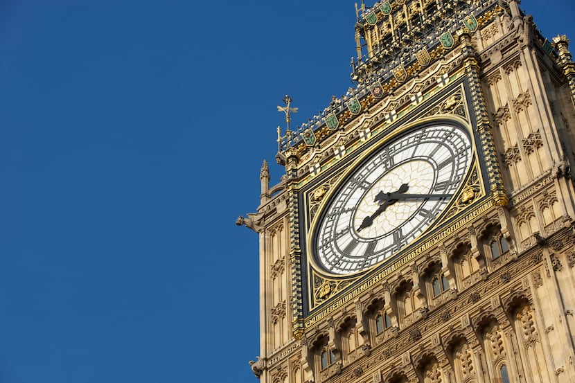 Back in 1859, the clock tower in Westminster Palace in London was the largest clock in the...