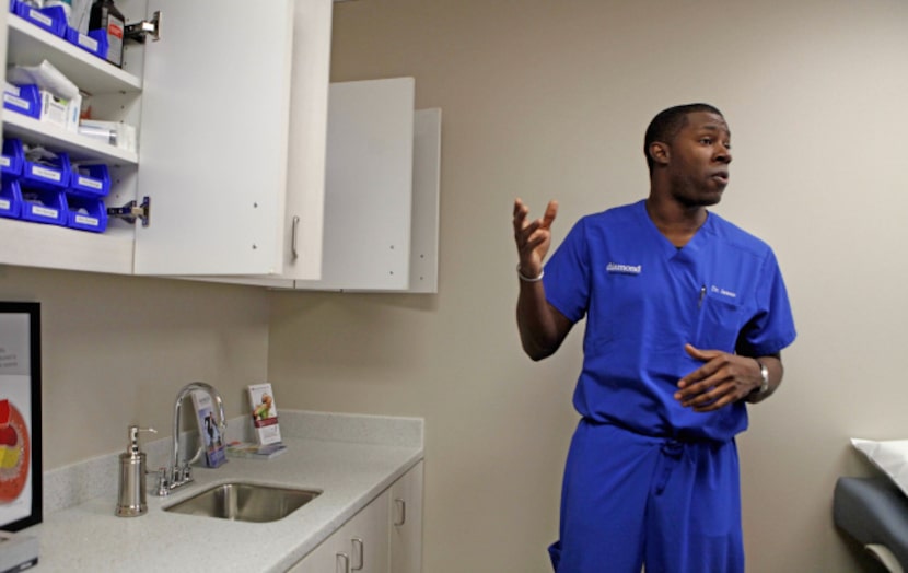 Dr. James Pinckney II gives a tour on of Diamond Luxury Healthcare.