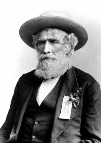 William Alexander Anderson Wallace, known as "Bigfoot Wallace." His nickname is spelled both...