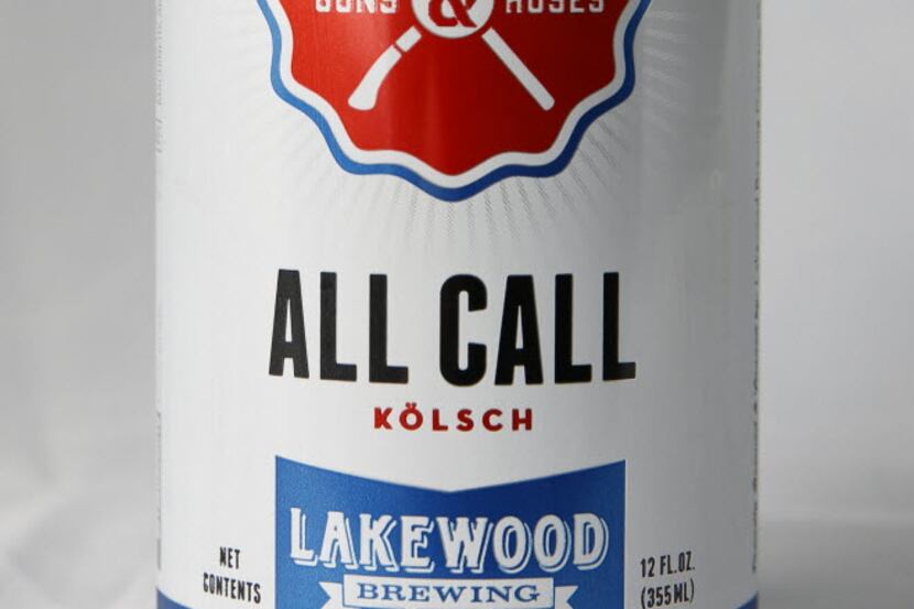 Lakewood Brewing Company All Call Kolsch photographed at Luscher's Red Hots in Dallas on...