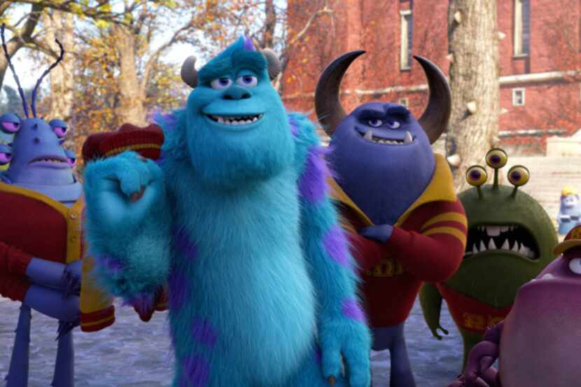 Nathan Fillion is the voice of the purple-hued Johnny in the new movie "Monsters University."