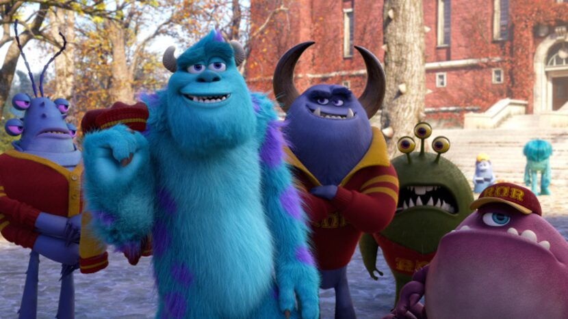 Nathan Fillion is the voice of the purple-hued Johnny in the new movie "Monsters University."