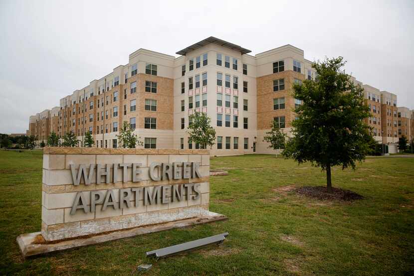 The White Creek Apartments at Texas A&M University campus in College Station.