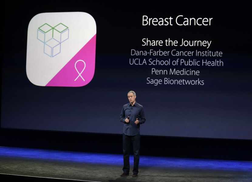 Apple Vice President of Operations, Jeff Williams, discusses ResearchKit during an Apple...