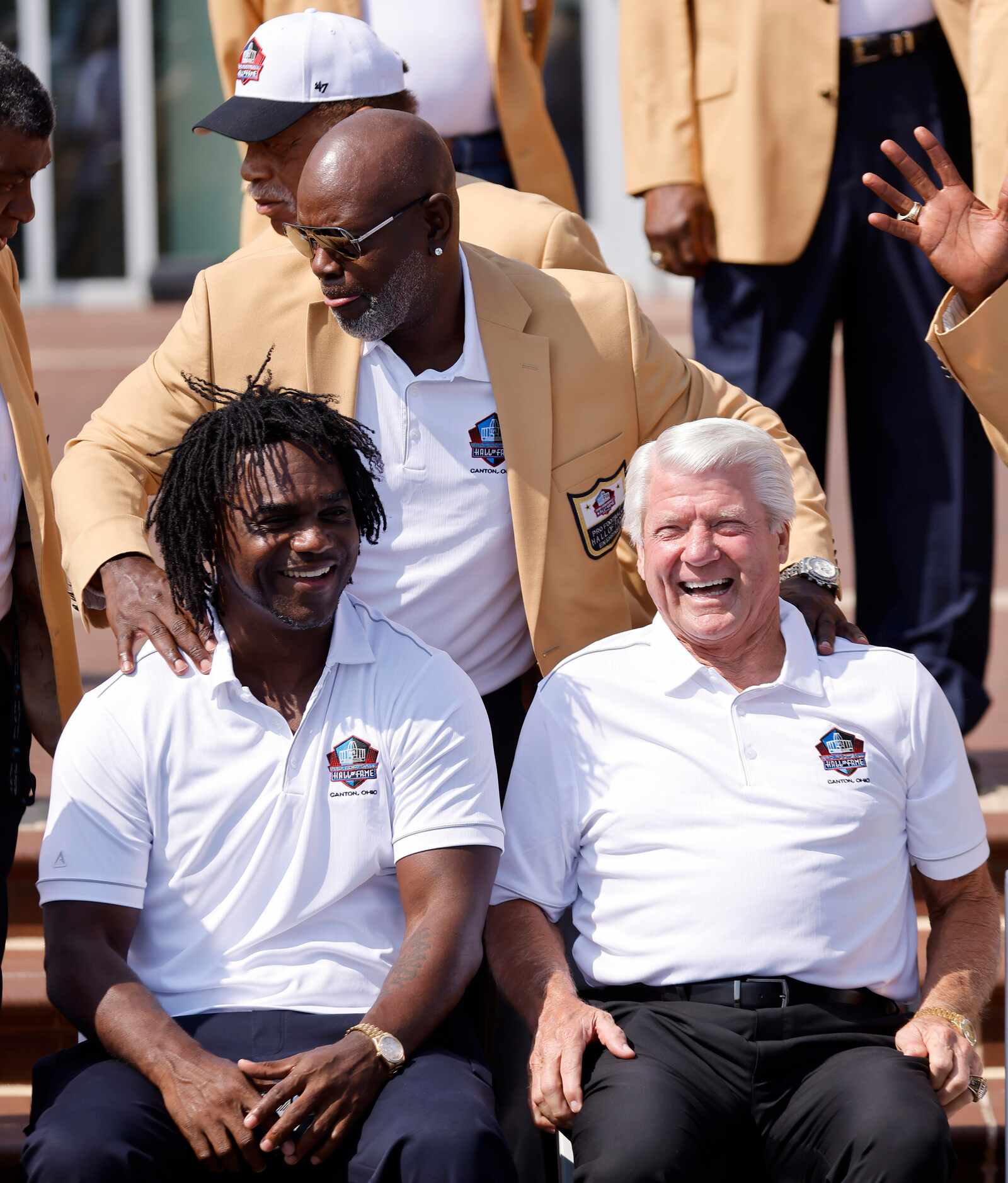 Pro Football Hall of Fame inductee Jimmy Johnson, a former head coach with the Dallas...