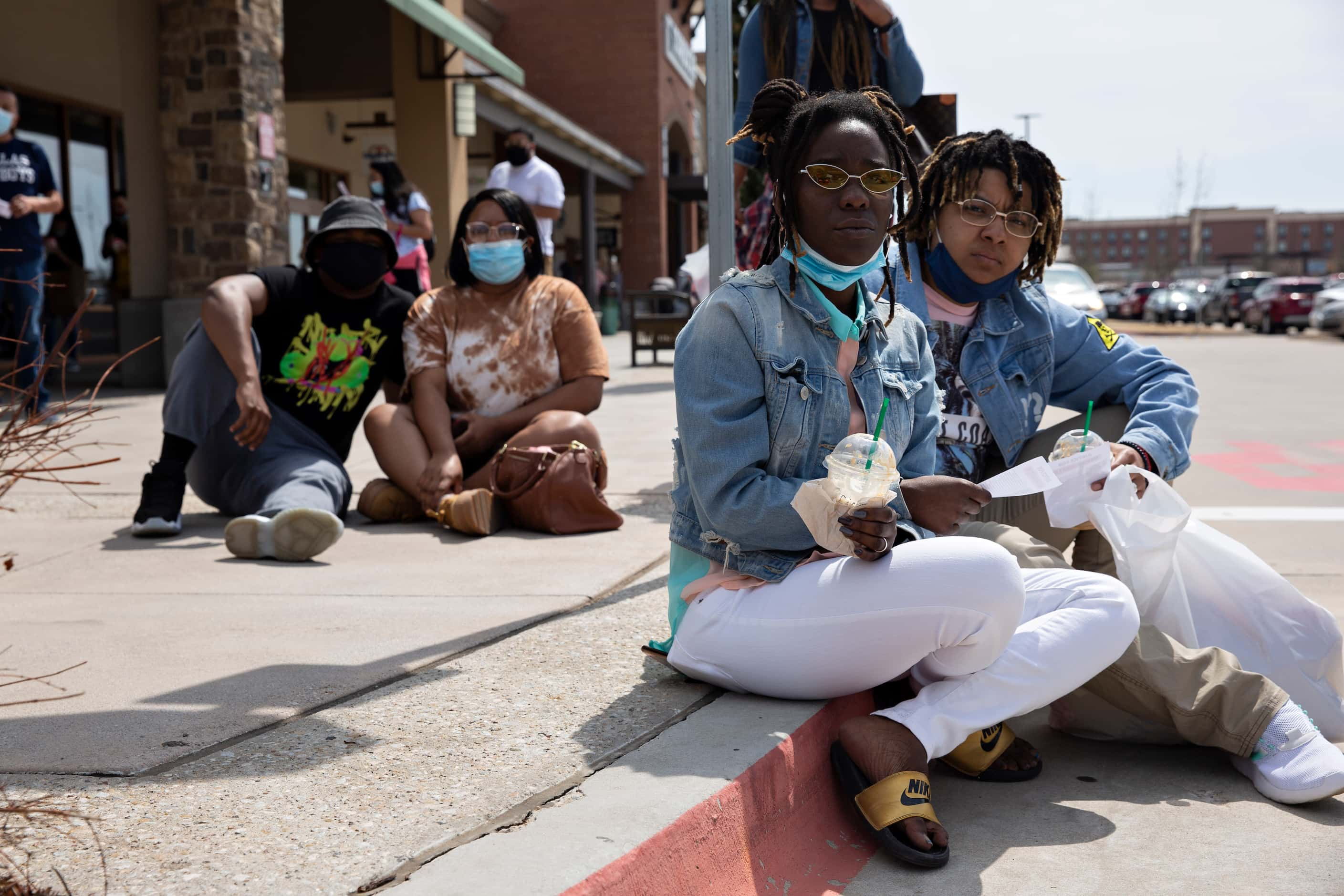 Cracelyn Crittle and Jazmyn Jackson were shopping at the Allen Outlets on Sunday, March 21,...