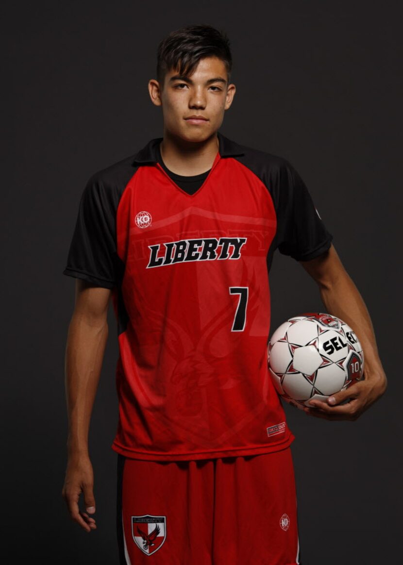 Frisco Liberty High School's Stian Sandbekkhaug, photographed April 29, 2014. He is the...