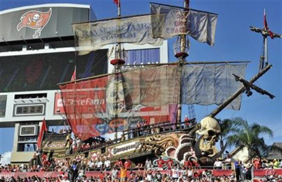 Go inside the famous Tampa Bay Buccaneers pirate ship