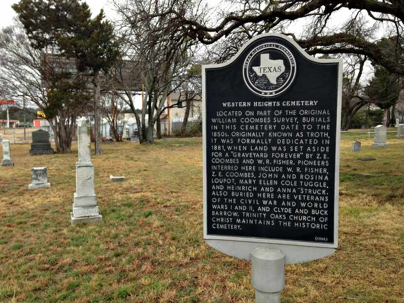 As though one needed proof of the Strucks' importance in West Dallas, it's there on the...