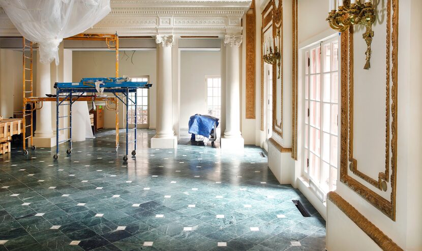 The partially remodeled French Room at the Adolphus  (Tom Fox/The Dallas Morning News)