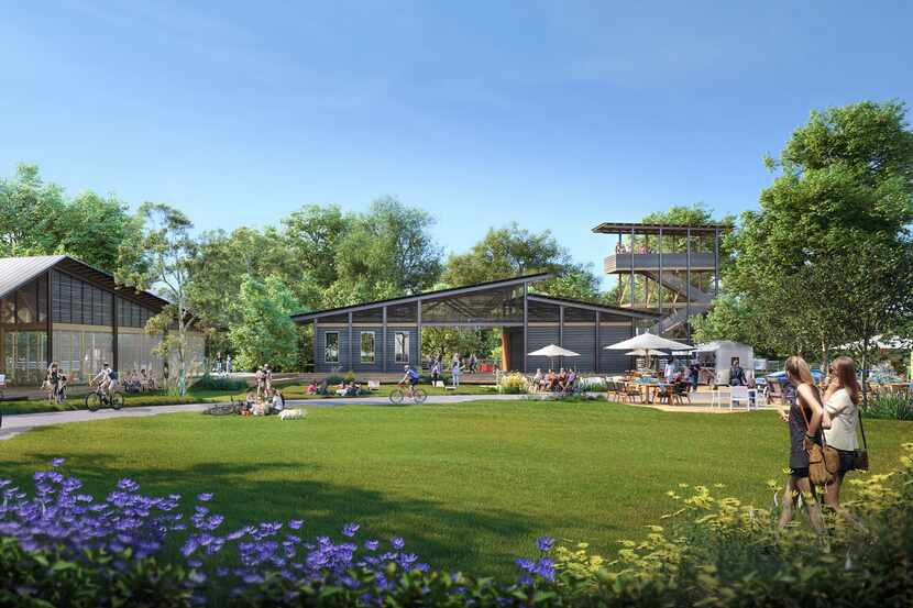 The 1,100-acre Painted Tree community will include miles of walking trails and outdoor...
