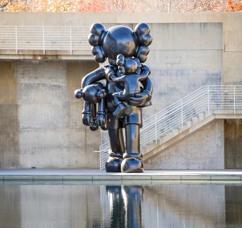 KAWS sculpture at The Modern in Fort Worth.