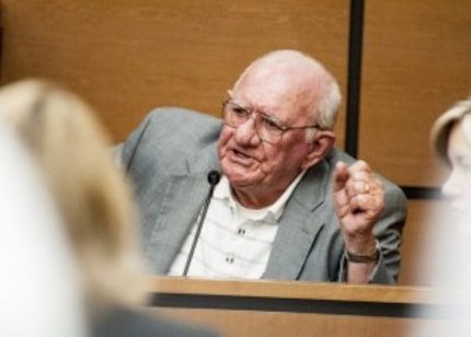  Elmer Doucet denied sexually abusing his nephew Bernie Tiede at a young age during day nine...