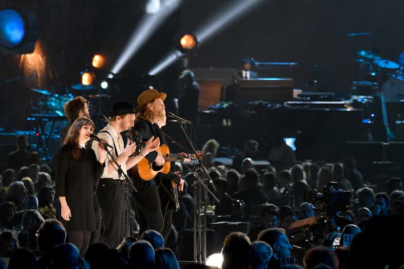 Musical group The Lumineers performs "Walls (Circus)" at the MusiCares Person of the Year...
