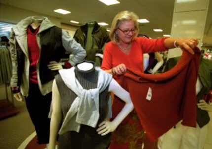  Liz Sweney shows off her first fall line at J.C. Penney in this July 2000 photo taken at...