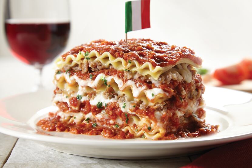 Spaghetti Warehouse's 15-layer lasagne is one of the most popular dishes. Go get a bite...