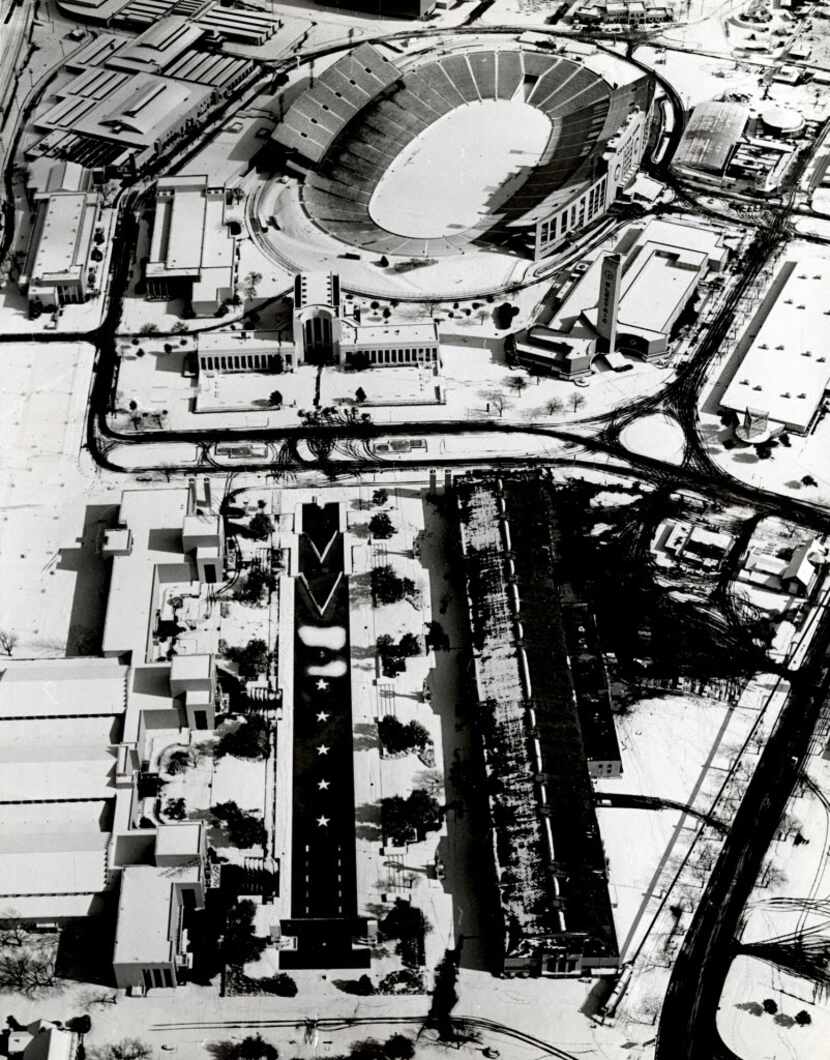  A snowy day at Fair Park in 1961 (Tom Dillard/File photo)