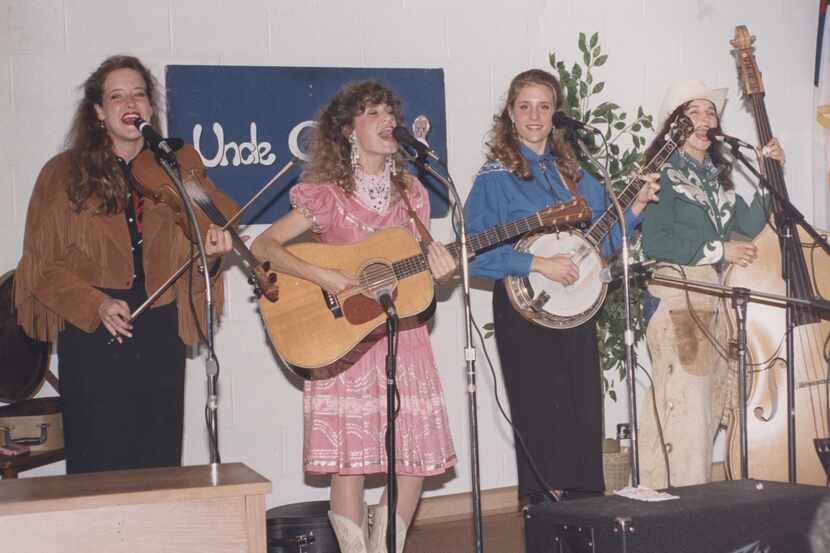 The original Dixie Chicks made their Uncle Calvin's debut in 1989. From left, Martie...
